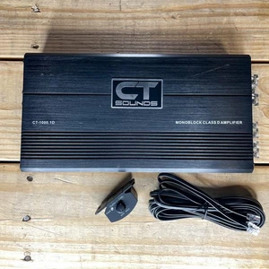Used CT Sounds CT-1000.1D 1000 Watts RMS Monoblock Car Audio Amplifier - Picture 1 of 4