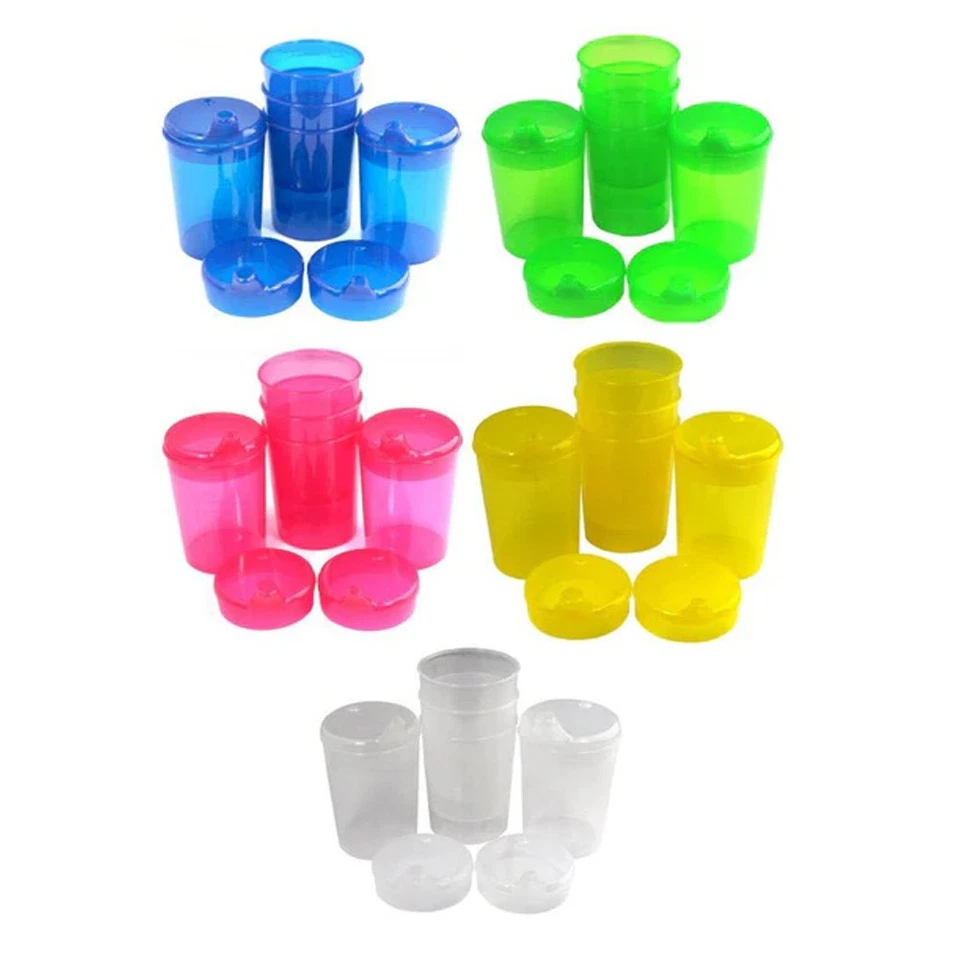 Medi-Inn Schnabelbecher Schnabeltasse 250 ml Set 5 Unterteile + 10 Deckel - Bild 1 von 4