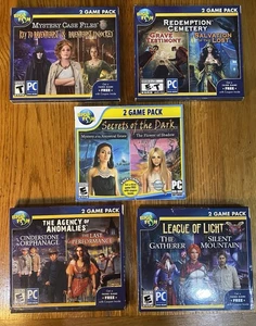 Niesamowite ukryte przedmioty PC Zestaw gier (5) 2 pakiety gier Mystery Secret Anamolies - Zdjęcie 1 z 2