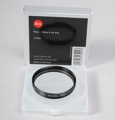 LEICA 13004 E46 UVa FILTER IN THE CASE AND BOX VERY CLEAN - Image 1 of 3