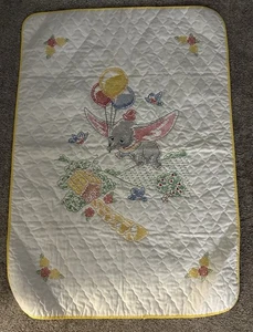 Dumbo Paragon Needlecraft Crib Blanket 28x39 - Picture 1 of 6