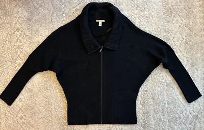 Женский свитер-кардиган на молнии Kenneth Cole Цвет черный Размер XL - Изображение 1 из 4