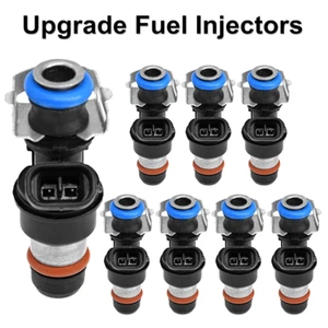 8 Pcs Fuel Injectors 4 Holes Supplies for Cadillac 4.8L 5.3L 6.0L 17113553 - Picture 1 of 12