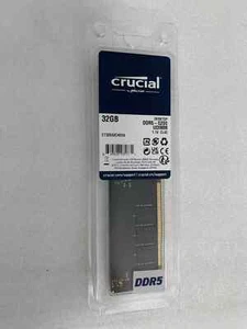 Crucial 32GB DDR5 5200MHz UDIMM Desktop Memory Module (CT32G52C42U5) - NEW - Picture 1 of 1