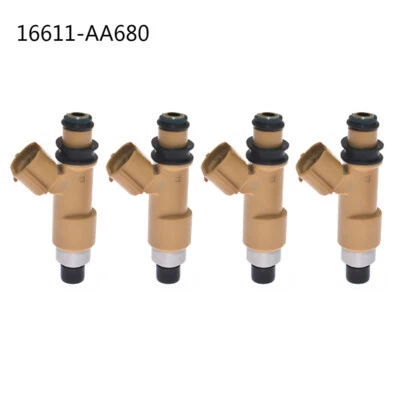 Juego de 4 inyectores de combustible nuevos para Subaru Forester Impreza Legacy 2005-2010 2,5 L H4 Foto 1 de 4