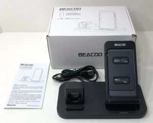 BEACOO ST-55 Charging Stand Black For iPhoneX, iPhone 8/8Plus & Apple Watch - Picture 1 of 7