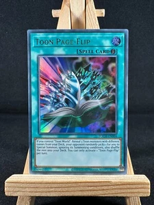 YuGiOh! 1x TOON PAGE-FLIP - ULTRA RARE - TOCH-EN004 - Picture 1 of 2