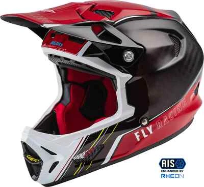 (NUEVO) Casco de Carbono Fly Racing Werx-R Rojo Carbono Juvenil Grande 73-9226YL Foto 1 de 4