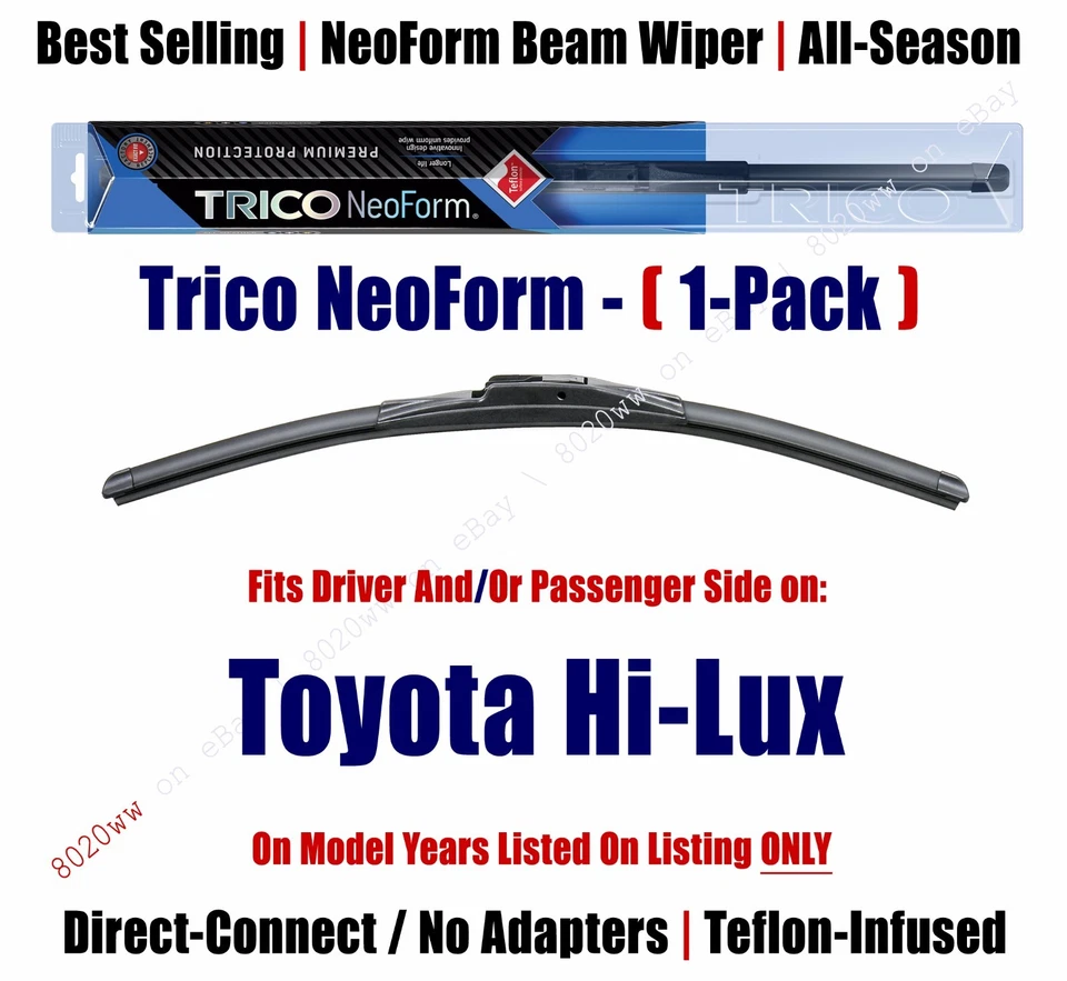 (Кол-во 1) Суперпремиум стеклоочиститель NeoForm подходит для Toyota Hi-Lux 16140 1970-1974 годов выпуска - Изображение 1 из 1