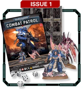 Warhammer 40k Combat Patrol Ausgabe 1 Space Marine Captain & Winged Tyranid Prime - Bild 1 von 14