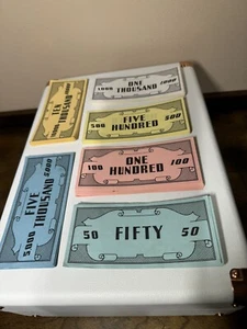 Dinero de juego vintage 97 piezas - Imagen 1 de 6