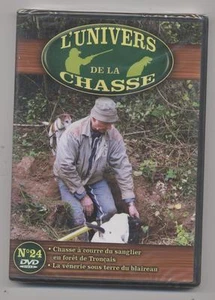 NEUF DVD L UNIVERS DE LA CHASSE N°24 CHASSE A COURRE DU SANGLIER VENERIEBLAIREAU - Imagen 1 de 2