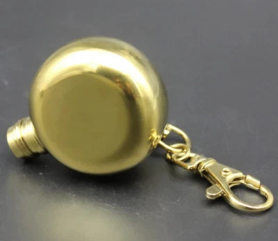 Nuevo llavero botella de bolsillo frasco acero inoxidable licor oculto vino frascos de 1 oz Foto 1 de 4