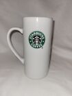 Starbucks 2008 Tall Skinny Latte Mug Coffee Cup 14 Oz Mermaid Siren Green Logo