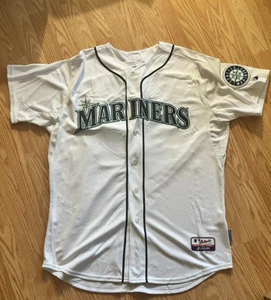 Authentic Seattle Mariners Hernandez 34 Baseball Jersey Size 52 - Picture 1 of 4