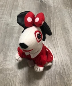 Mickey & Minnie Mouse Bullseye Target Dog Beanbag Plush Limited Edition Disney - Picture 1 of 2