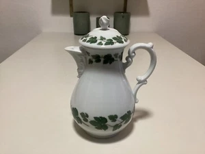 Hutschenreuther Weinlaub Kaffeekanne Mit Untersetzer - Bild 1 von 2