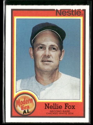 1987 Topps Nestle All Time Dream Team #13 Nellie Fox - Image 1 of 2