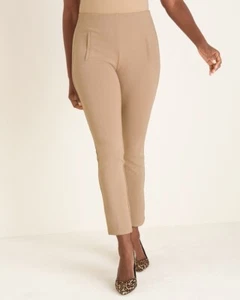 🆕 Chico’s SO SLIMMING So Slimming Juliet Ankle Pants In Tan SZ 2/12 - Picture 1 of 6