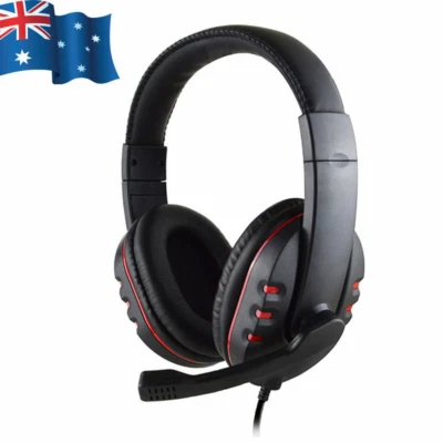 Gaming Headset Headphone with Microphone Volume Wired for PS4 PS5 XBOX SWITCH - image 1 of 3