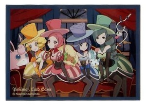 2018 Battle Chatelaine Girls Individual Card Sleeve Pokemon Center Japan - Picture 1 of 2