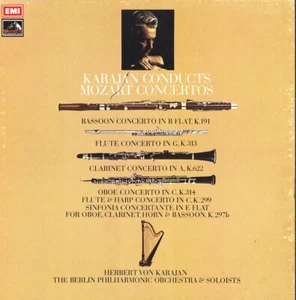 3LP EMI SLS-817 Color Dog Lb MOZART Wind Concerti KARAJAN LEISTER KOCH PIESK NM - Picture 1 of 3