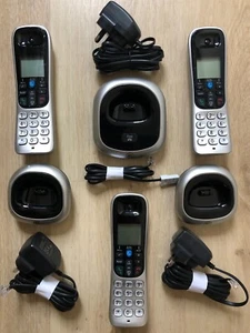 BT 2200 Cordless Landline House Phone with Nuisance Call Blocker - Trio Pack - Zdjęcie 1 z 6