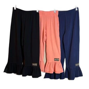 Matilda Jane Sz 8 Blue and Pink Casual Ruffle Bottoms Lot of 3!!!!!! - Picture 1 of 16