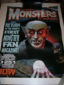 Famous Monsters of Filmland Magazine #251 2010 18x24 Poster Corben lot of 8 - Picture 1 of 5