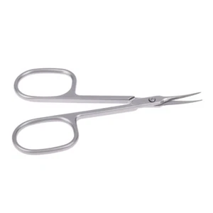 Stainless Steel Curved Tip Thin Blade Cuticle Scissors Trimmer Skin Remover~ - Picture 1 of 12