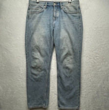 Allsaints Pants Women's 29 Boys Jean Low Rise Button Fly Medium Wash Straight