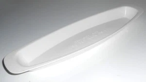 LARGE GEORGE FOREMAN GRILL DRIP TRAY 12.5" REPLACEMENT CATCH PAN WHITE - Picture 1 of 3