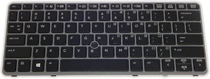 Teclado retroiluminado HP 725 EE. UU. con Point Stick - 776452-001 - Imagen 1 de 1