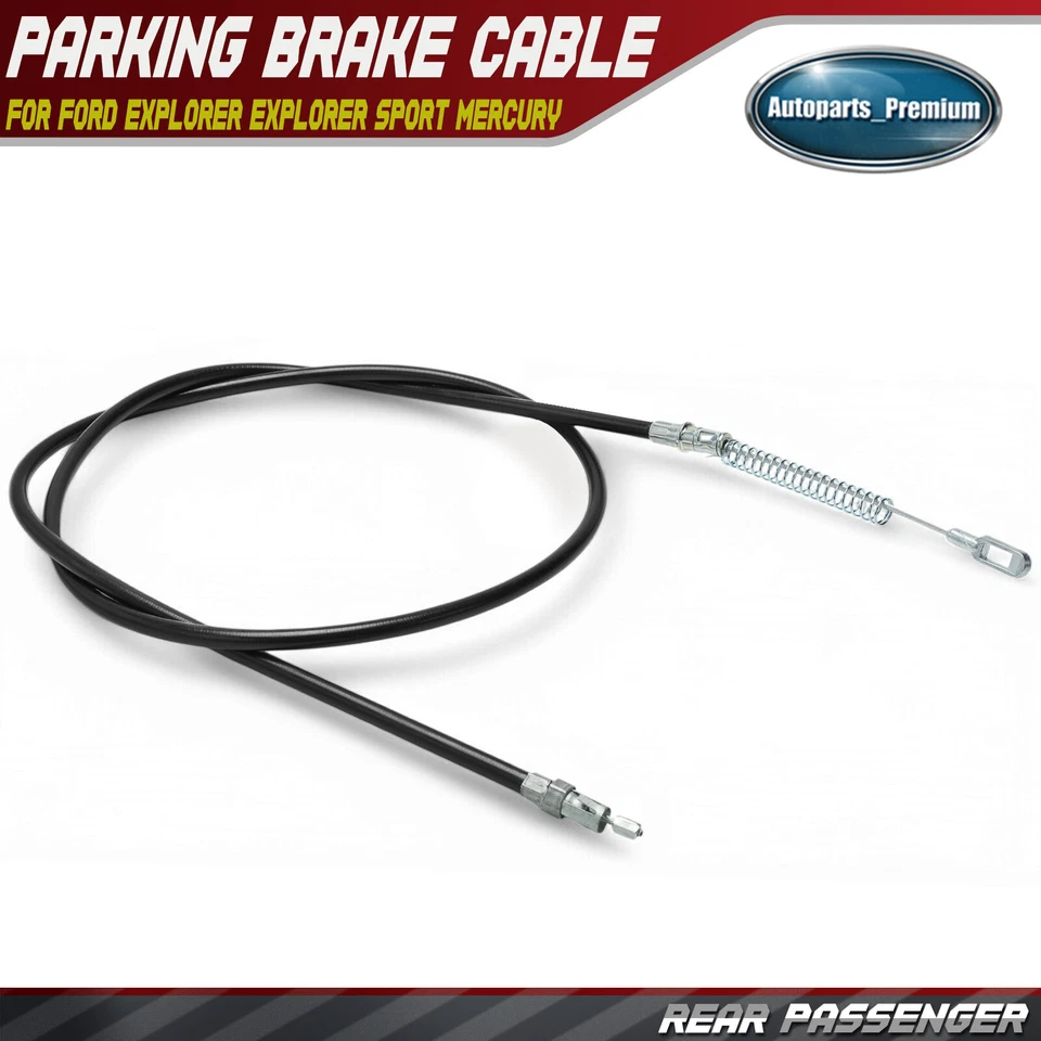 Rear RH Parking Brake Cable for Ford Explorer Explorer Sport Mercury Mountaineer - Image 1 of 4