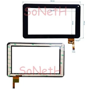 Vetro Touch screen Digitizer 7,0" CUBE U26GT Tablet Nero - Foto 1 di 1