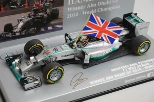 1:43 MINICHAMPS 410140544 Mercedes-AMG Petronas W05 Hybrid Abu Dhabi GP 2014 #44 - Picture 1 of 5