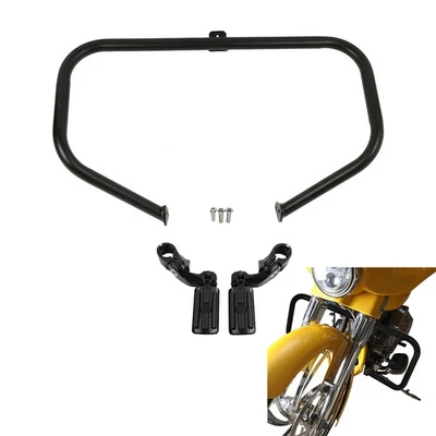 Protector de motor barra de choque y estriberas apto para Harley Road King Street Glide 1997-08 Foto 1 de 4