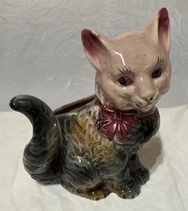 Vintage Occupied Japan Cat Planter/ Pen Holder - Picture 1 of 8