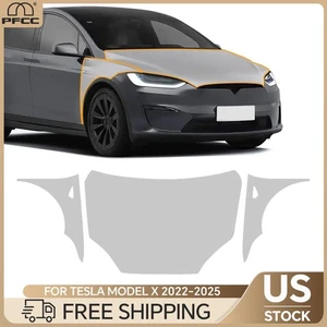 2022-2025 Tesla Model X Hood Fender Precut PPF Kit Clear Paint Protection Film - Picture 1 of 19