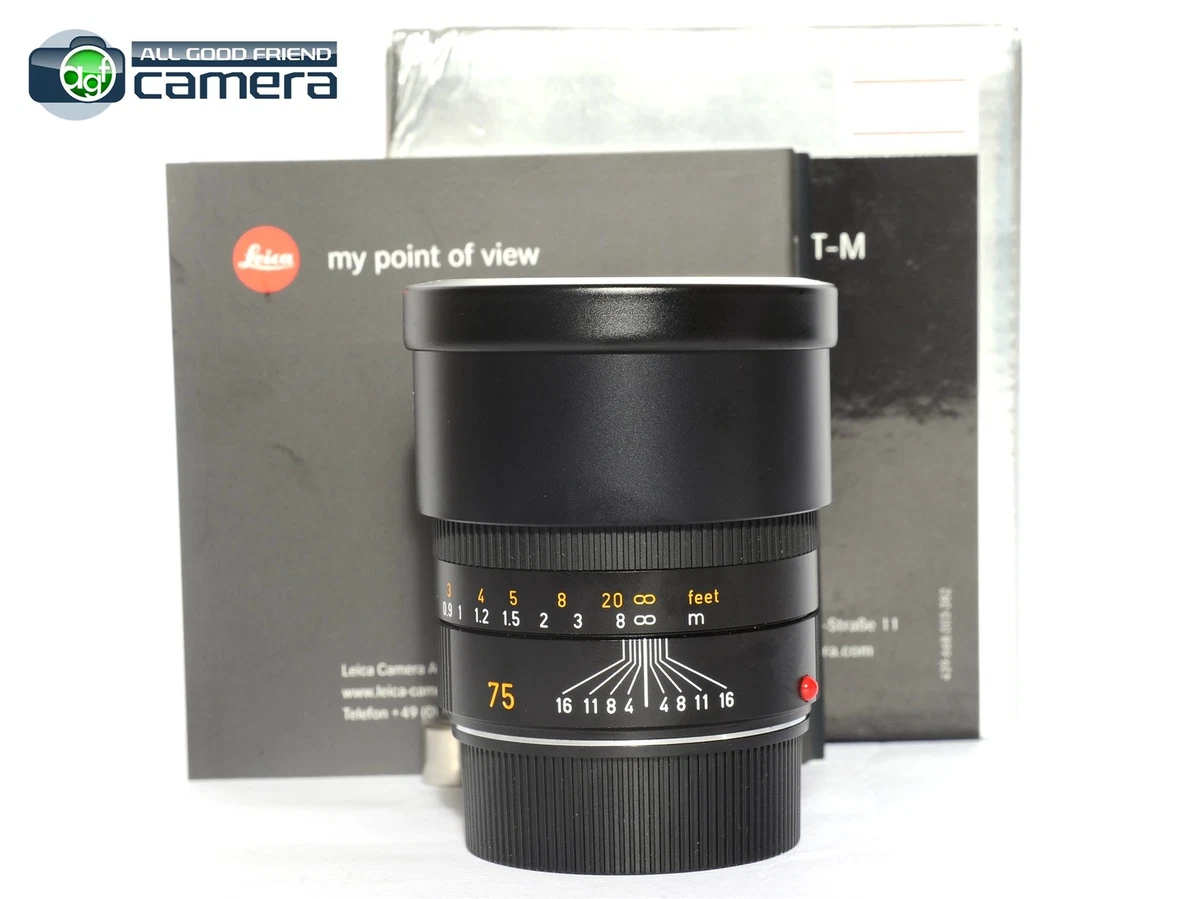 Leica SUMMARIT-M 75mm Focal Camera Lenses for sale | eBay