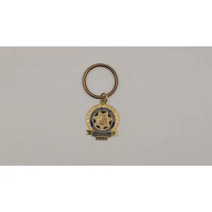 Vintage Correctional Peace Officers Foundation Metal Key Chain - Picture 1 of 2