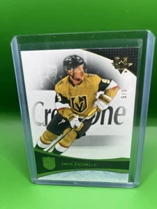 2022-23 Upper Deck Ultimate Collection Jack Eichel Onyx Black 5/5 Golden Knights - Picture 1 of 2