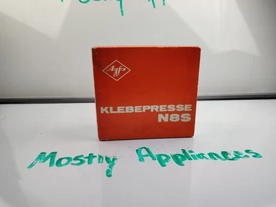 Vintage 8mm Motion Picture FILM SPLICER Agfa Klebepresse N8S Made in Germany - Image 1 of 4