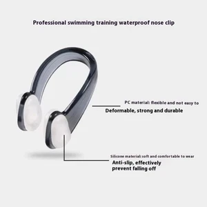 10Pcs Reusable Silicone Swimming Nose Clip Comfortable Diving Surfing Swim Clips - Picture 1 of 9
