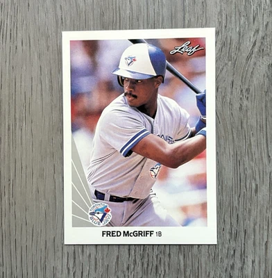 1990 MLB лист бейсбол | Фред Макгрифф | #132 | Toronto Blue Jays - Изображение 1 из 2
