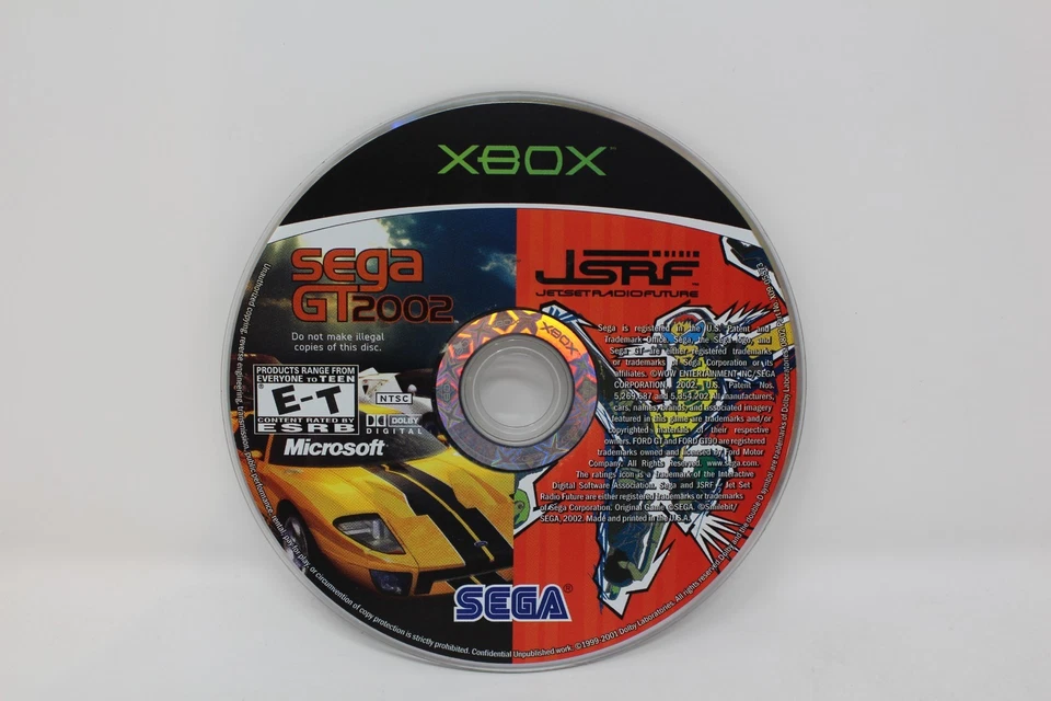 Sega GT 2002/JSRF: Jet Set Radio Future Microsoft Xbox Original Disc Only - Image 1 of 1