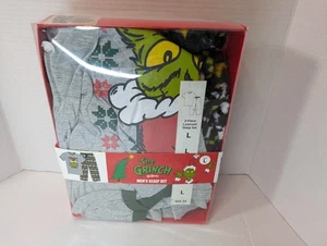 Juego de dormir grande de 2 piezas The Grinch Dr. Suess para hombre caja LRG $60 - Imagen 1 de 9