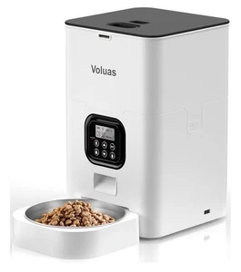 VOLUAS Automatic Programable Pet Feeder Dispenser 4L for Cats Brand New - Picture 1 of 6