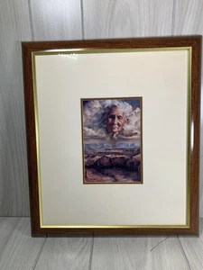 Amerikanische Ureinwohner Druck Kunst Südwesten ERDSCHATTEN Detha Watson mattiert gerahmt Echtheitszertifikat - Bild 1 von 5