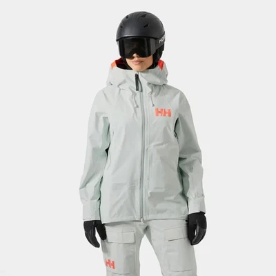 Helly Hansen Sogn Shell Ski Jacket - Women's - Small / Seafoam - Image 1 of 4